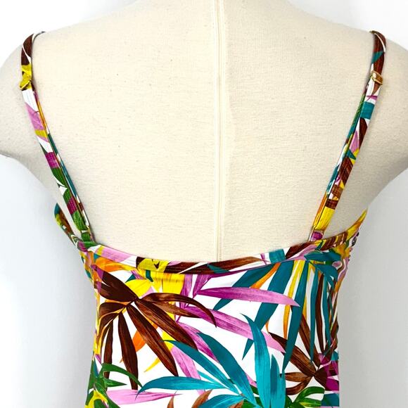 Bleu by Rod Beattie Fantasy Island Tankini Top Multicolor Size 14 - Picture 6 of 9